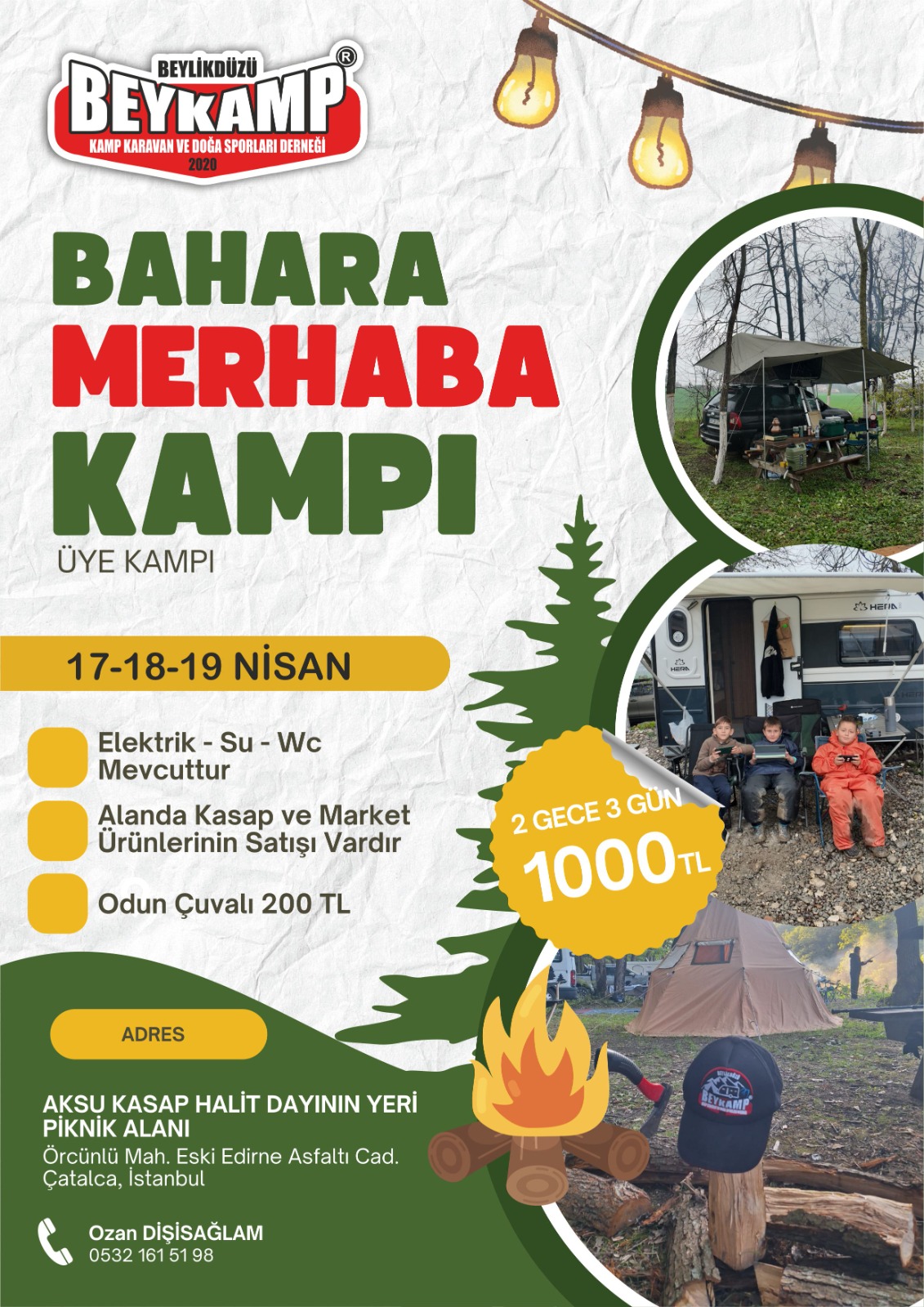 Bahara Merhaba Kampı